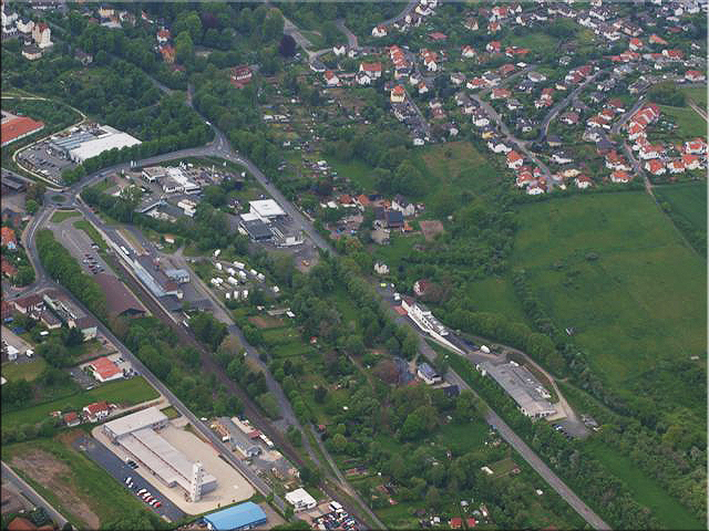Bad Wildungen aus der Luft
