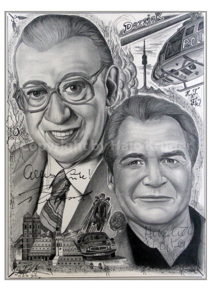 Derrick / Horst Tappert und Fritz Wepper